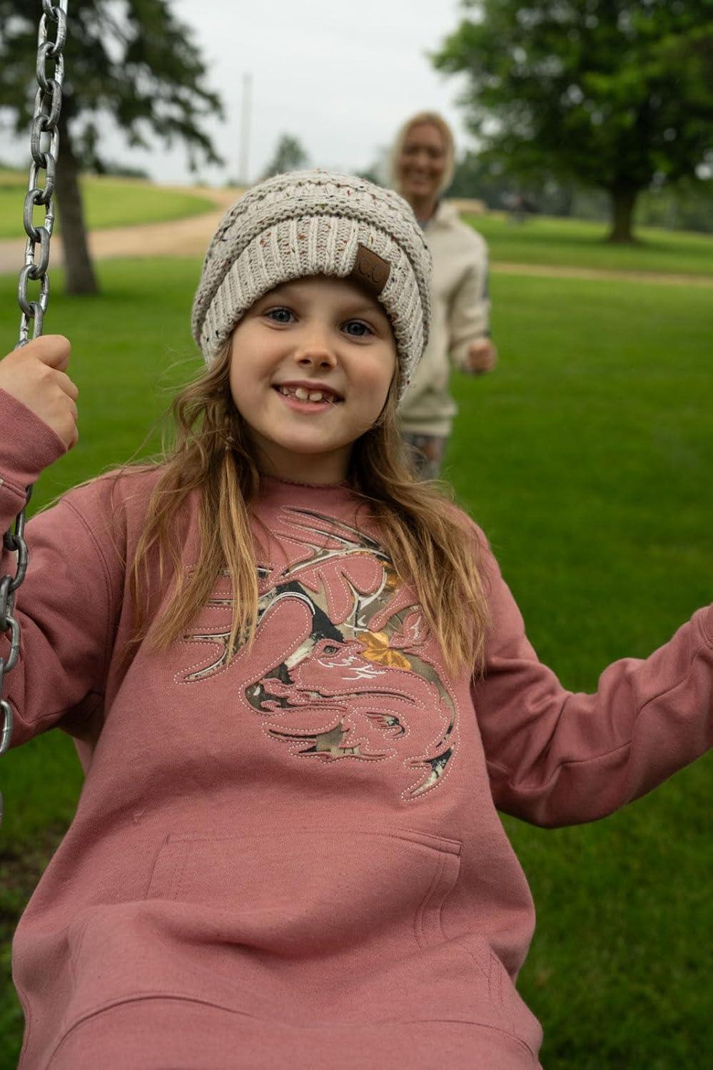 imageLegendary Whitetails Kids Pullover Hoodie Camo Sweatshirt Comfy VNeck DesignAsh Rose Heather