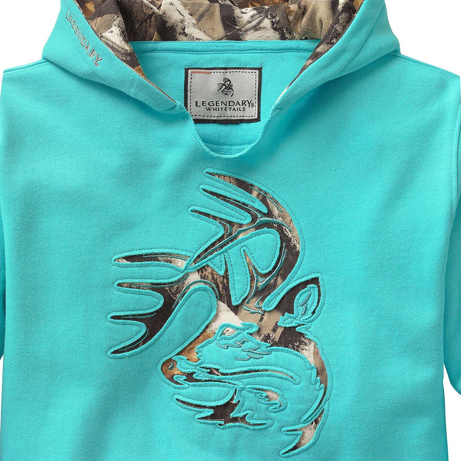imageLegendary Whitetails Kids Pullover Hoodie Camo Sweatshirt Comfy VNeck DesignGlacier