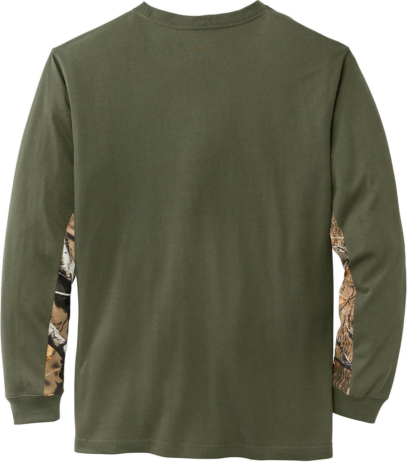 imageLegendary Whitetails Mens Backcountry Long Sleeve Camo Tshirt Casual Crewneck Pullover Regular FitArmy