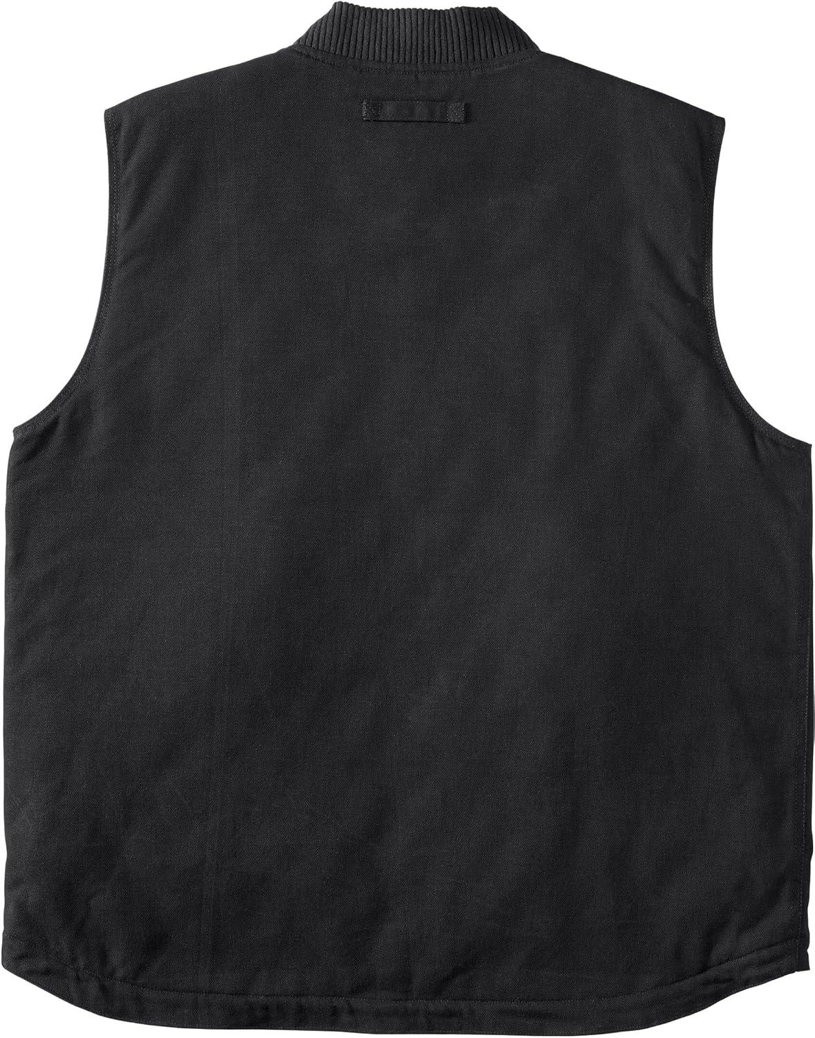 imageLegendary Whitetails Mens Concealed Carry CCW Vest with Two Holsters WaterRepellent Canvas InsulatedOnyx