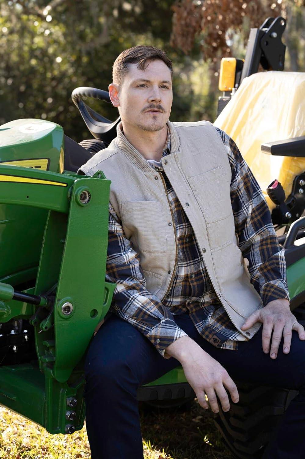 imageLegendary Whitetails Mens Concealed Carry CCW Vest with Two Holsters WaterRepellent Canvas InsulatedTwig