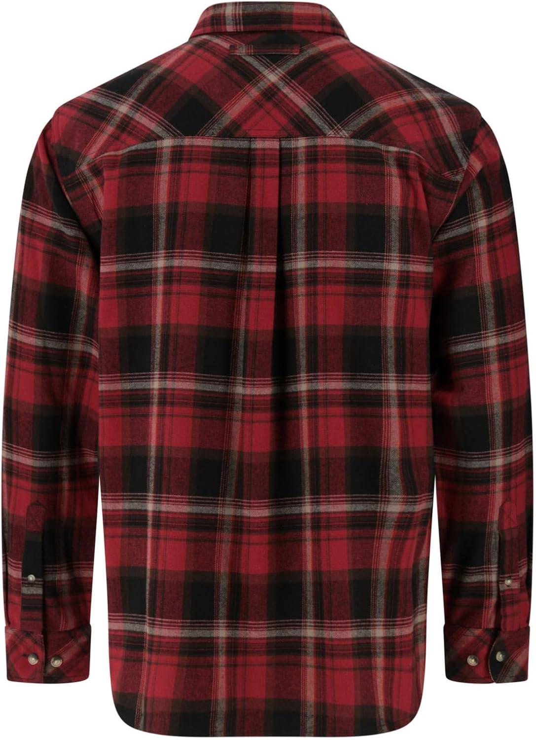 imageLegendary Whitetails Mens Flannel Shirt Long Sleeve Button Down 100 CottonBuck Forest Plaid