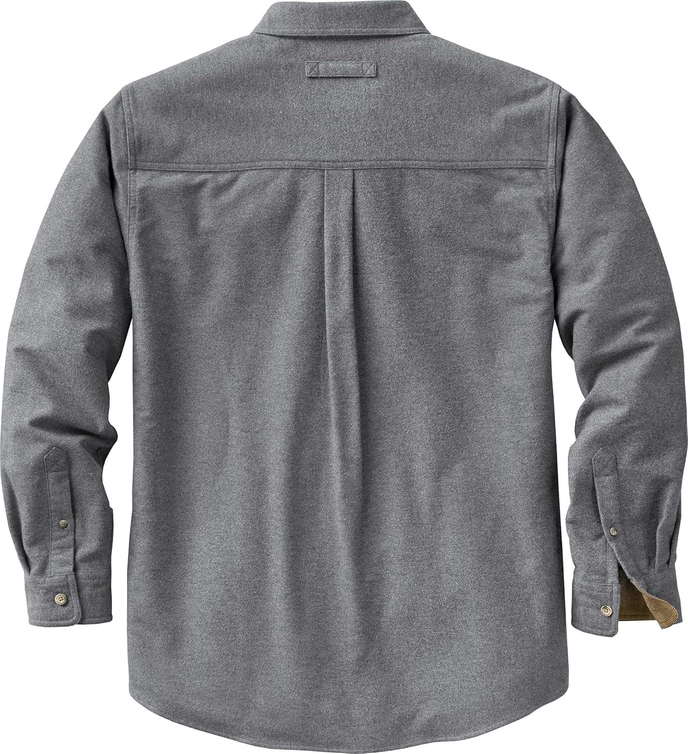 imageLegendary Whitetails Mens Flannel Shirt Long Sleeve Button Down 100 CottonCharcoal Heather