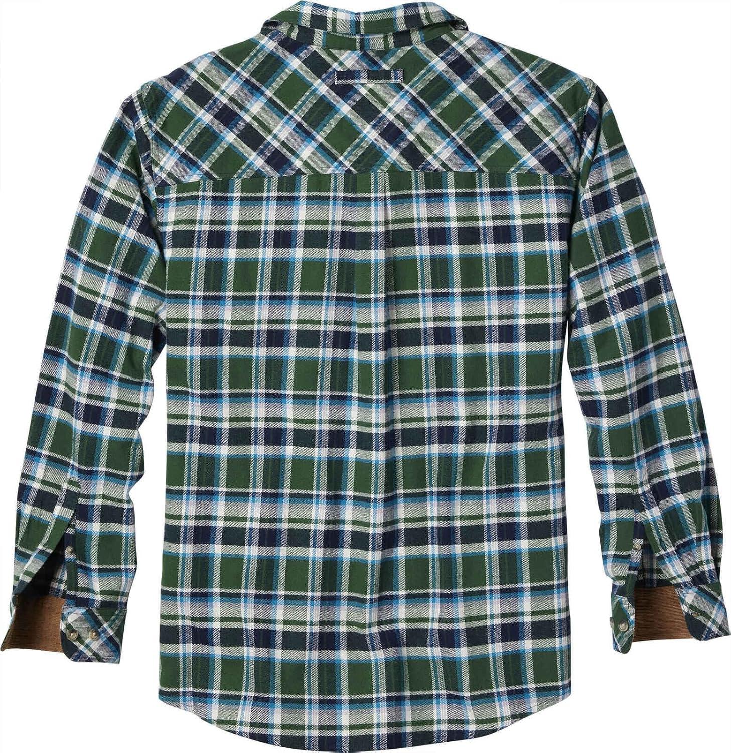 imageLegendary Whitetails Mens Flannel Shirt Long Sleeve Button Down 100 CottonPike Place Plaid