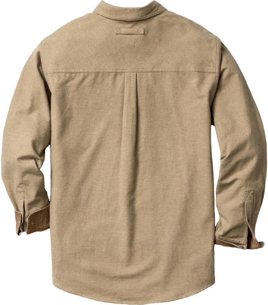imageLegendary Whitetails Mens Flannel Shirt Long Sleeve Button Down 100 CottonSand Heather