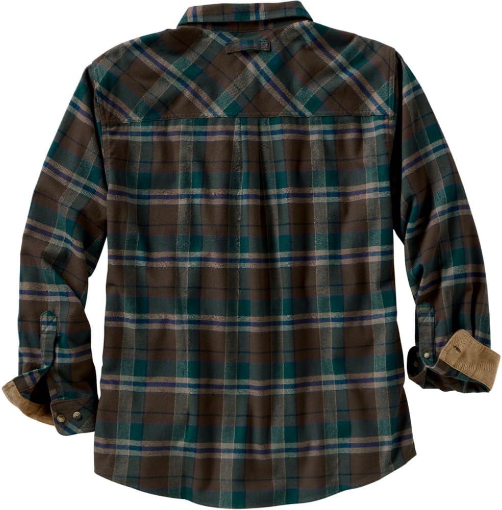 imageLegendary Whitetails Mens Flannel Shirt Long Sleeve Button Down 100 CottonSmoky Mountain Plaid