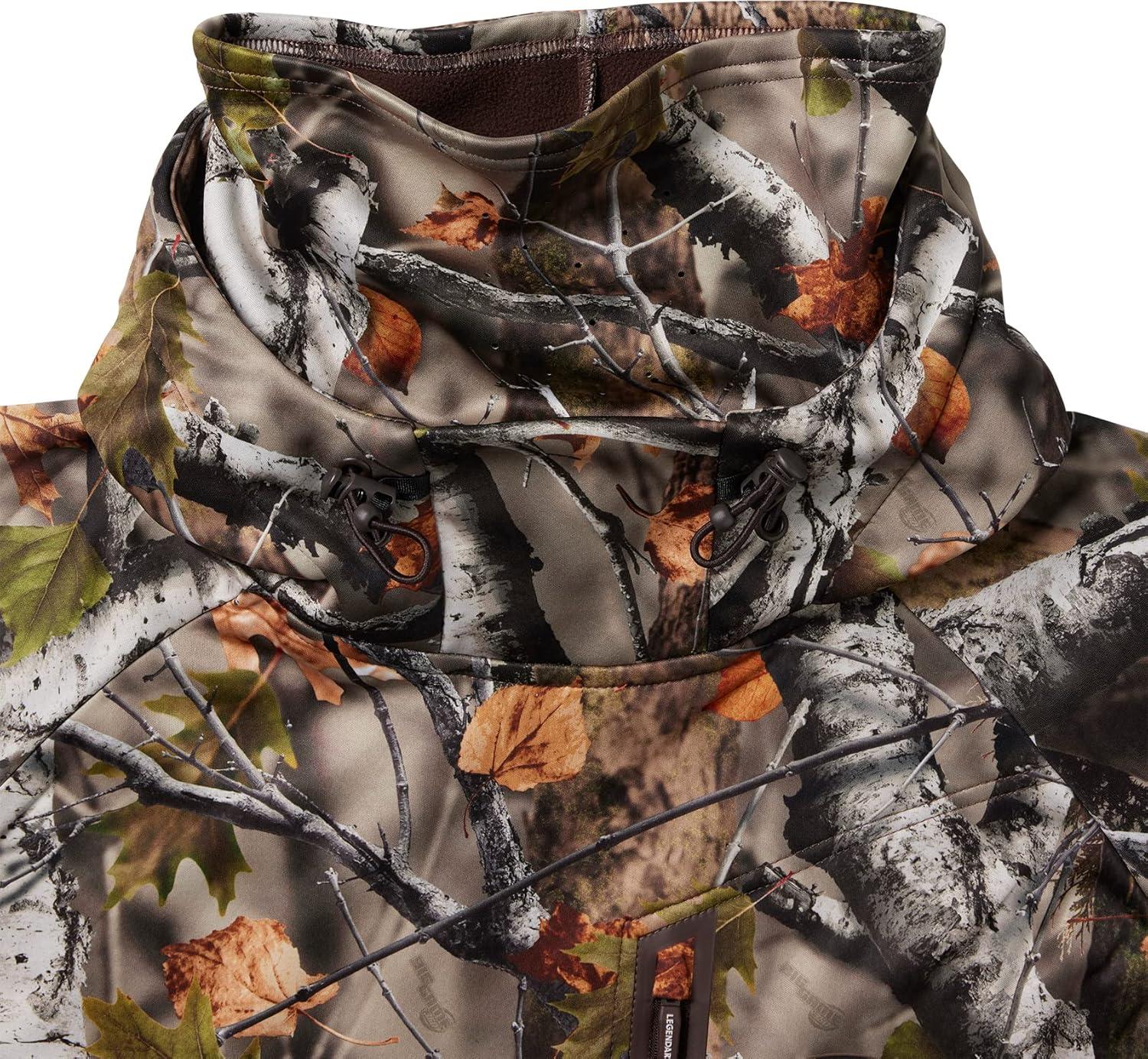 imageLegendary Whitetails Mens Huntguard Bullfrog Technical Softshell Gaiter HoodieBig Game 360