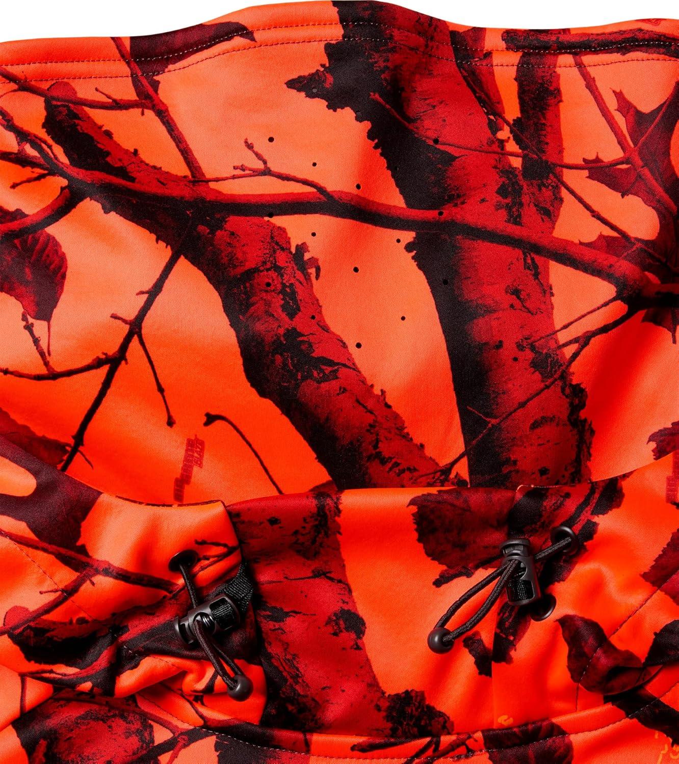 imageLegendary Whitetails Mens Huntguard Bullfrog Technical Softshell Gaiter HoodieBig Game 360 Blaze Orange