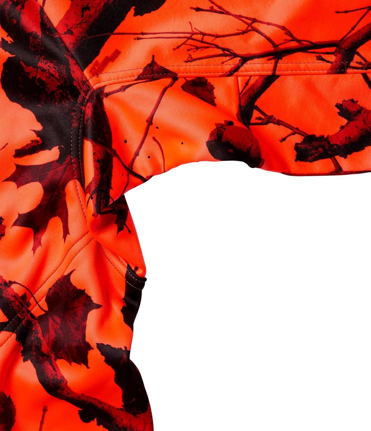 imageLegendary Whitetails Mens Huntguard Bullfrog Technical Softshell Gaiter HoodieBig Game 360 Blaze Orange