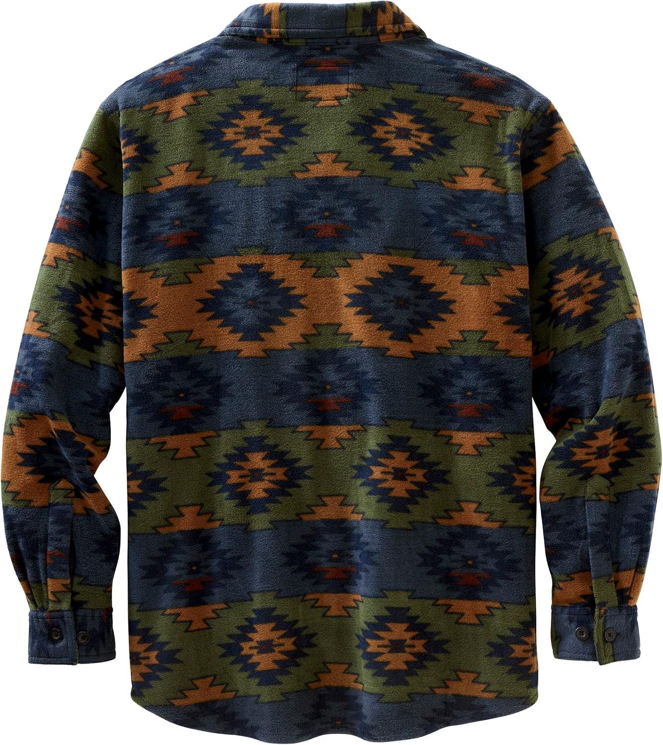 imageLegendary Whitetails Mens Long Sleeve Fleece Button Up Heavyweight ShirtAsphalt Ridge