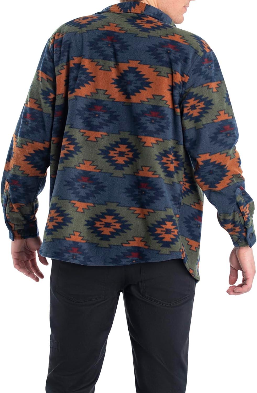 imageLegendary Whitetails Mens Long Sleeve Fleece Button Up Heavyweight ShirtAsphalt Ridge