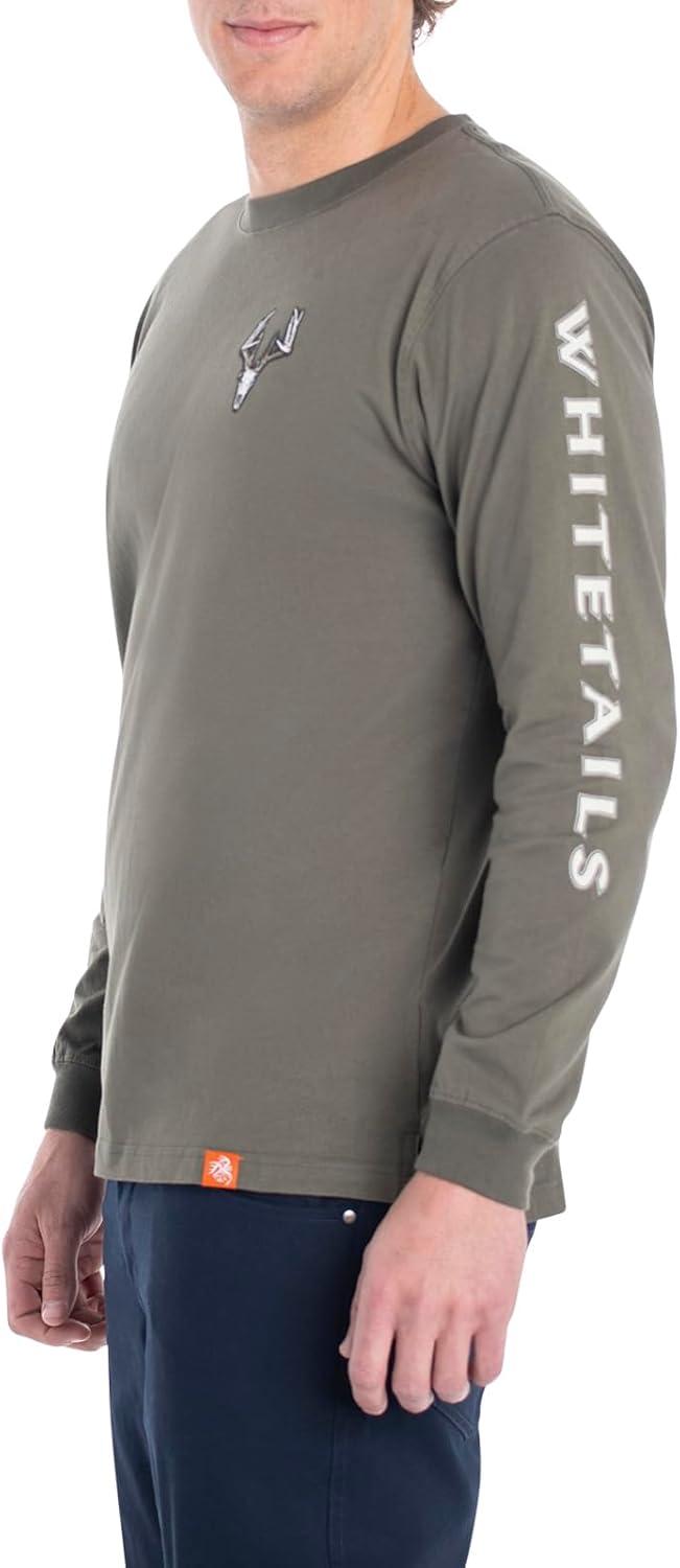 imageLegendary Whitetails Mens Long Sleeve TShirt Graphic Tee Preshrunk 100 Heavyweight CottonArmy