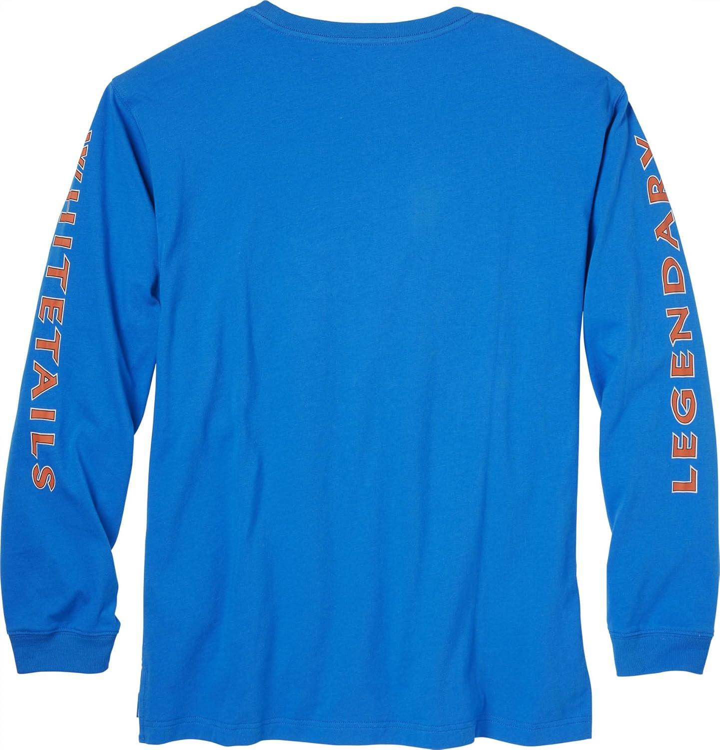 imageLegendary Whitetails Mens Long Sleeve TShirt Graphic Tee Preshrunk 100 Heavyweight CottonLiberty