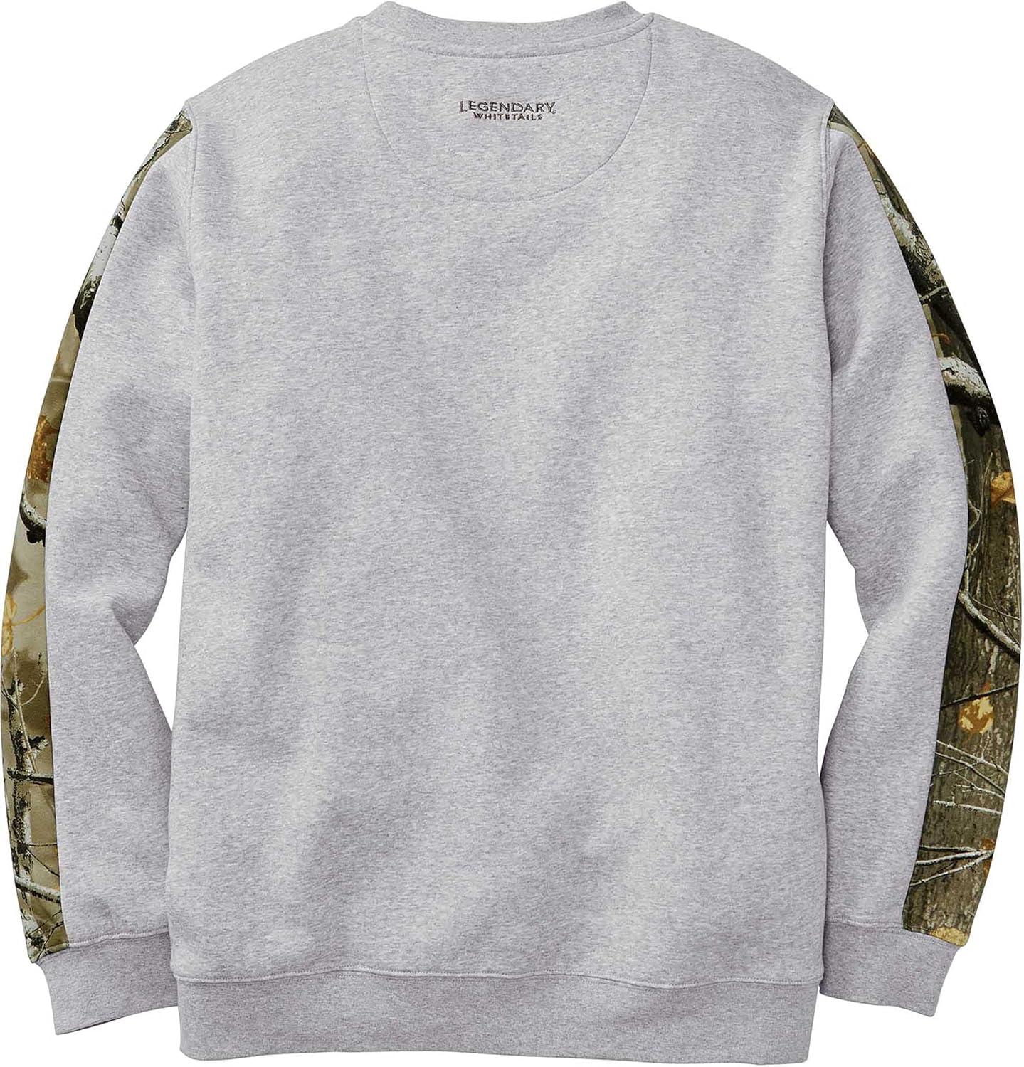 imageLegendary Whitetails Mens Outfitter Crew Fleece SweatshirtAthletic Heather