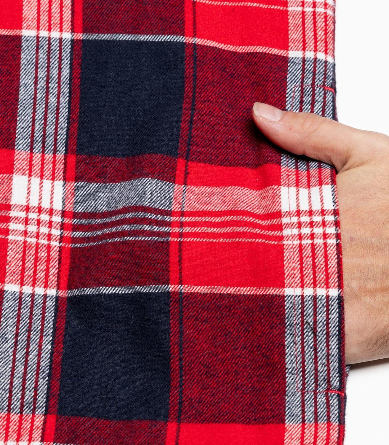 imageLegendary Whitetails Mens Plaid Flannel Shirt Jacket Quilted with Hood Polyfill InsulatedRed Rover Plaid