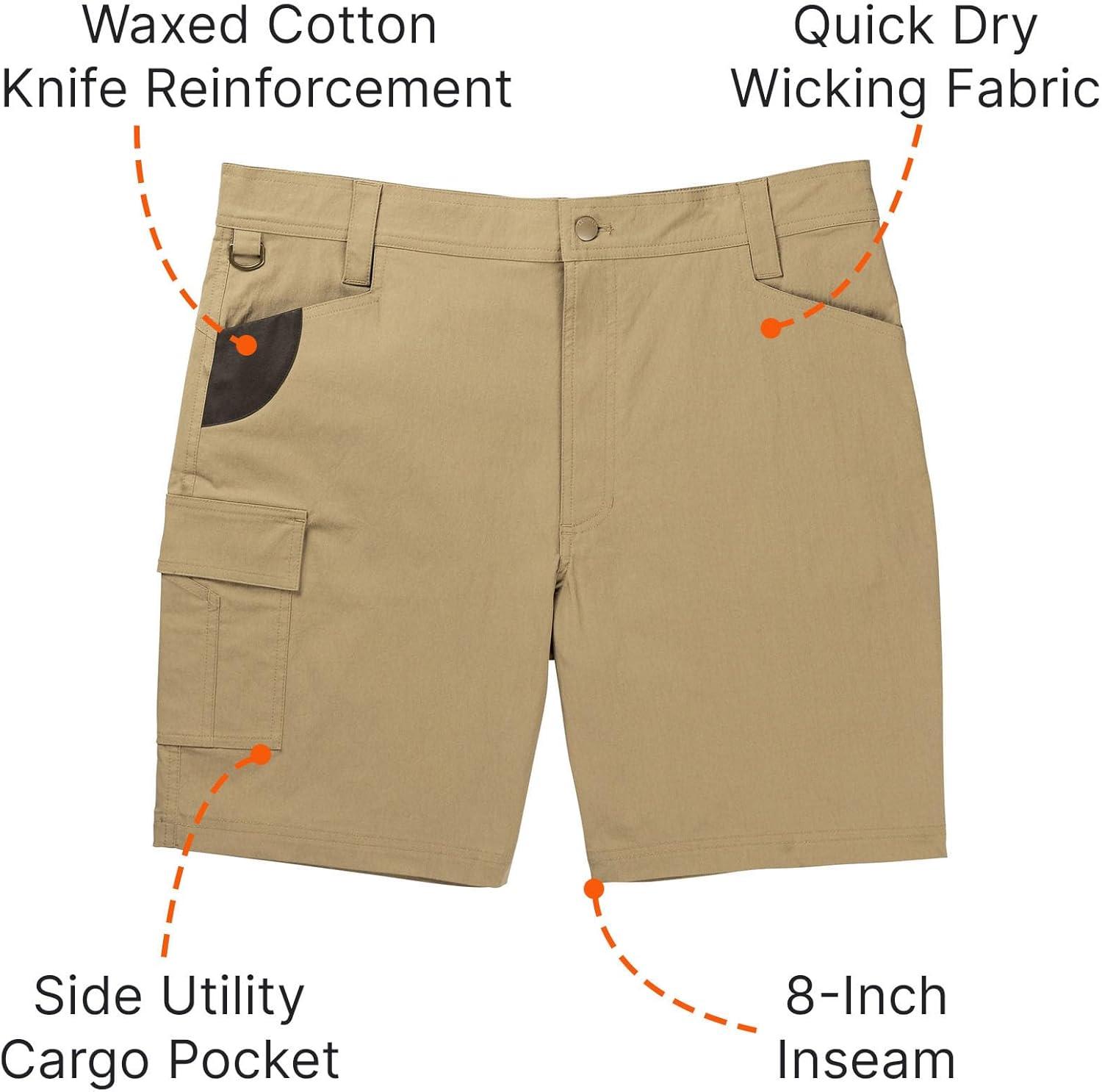 imageLegendary Whitetails Mens Quick Dry UPF 50 Flat Front Stretch Casual Hiking ShortsElmwood