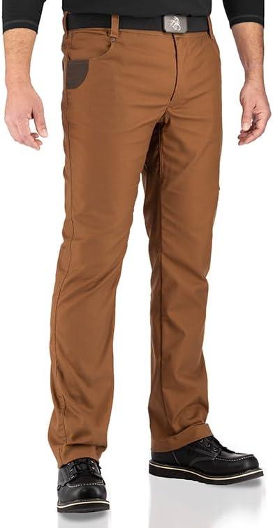imageLegendary Whitetails Mens Stretch Woven Canvas Straight Leg PantChestnut