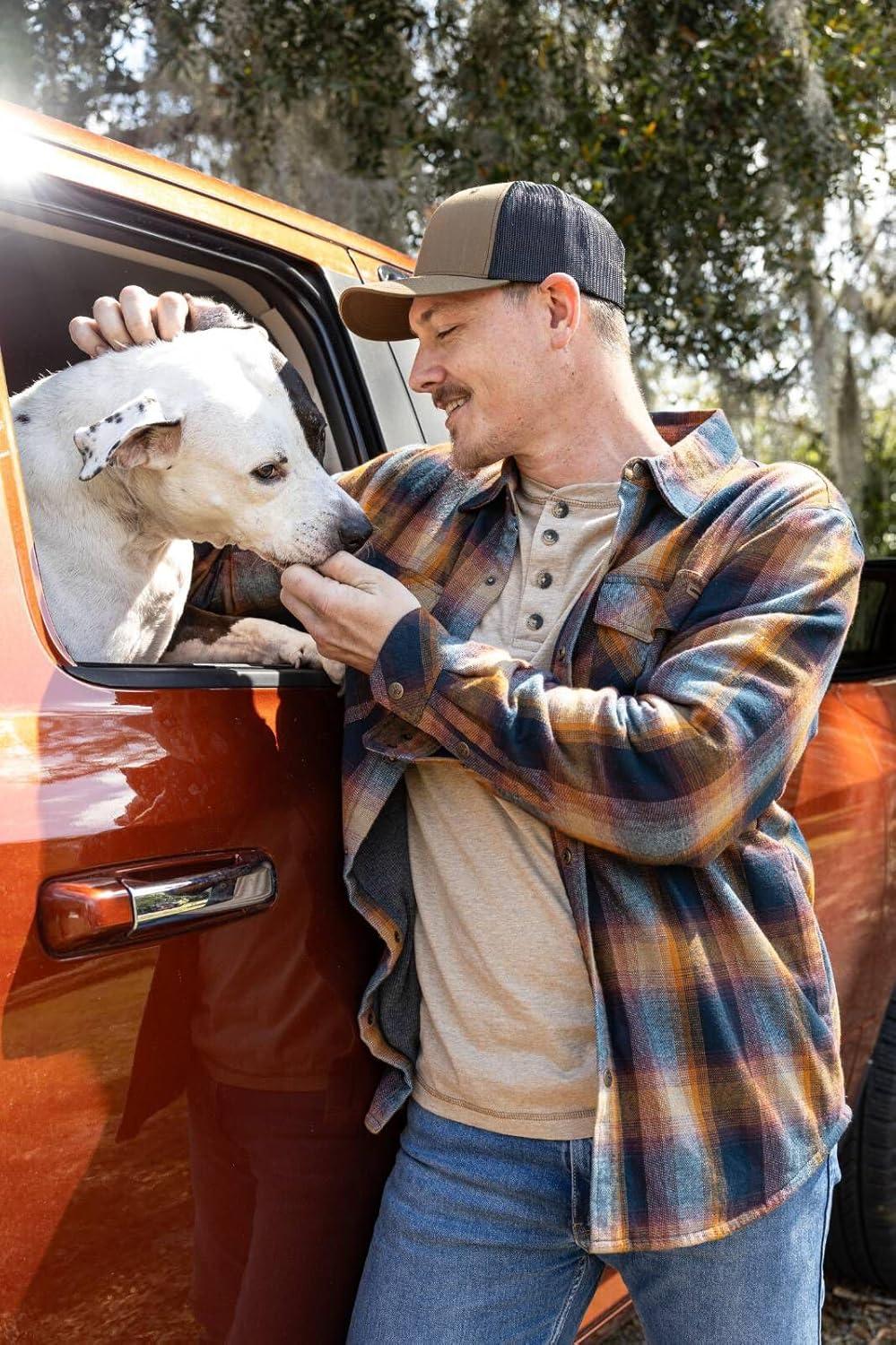 imageLegendary Whitetails Mens Thermal Lined Shirt Jacket Plaid Flannel Polyfill InsulatedBig Sky Cabin Plaid