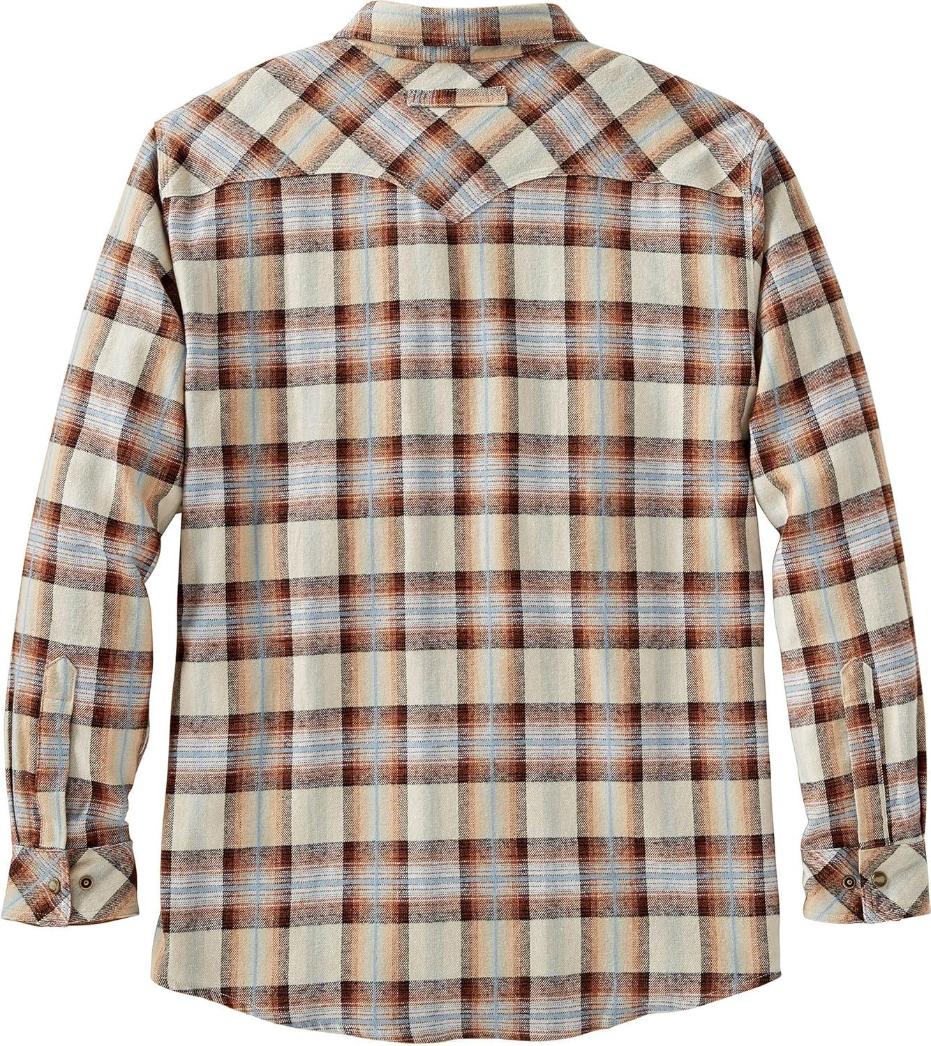 imageLegendary Whitetails Mens Western Flannel Shirt Button Up Brushed CottonDesperado Plaid