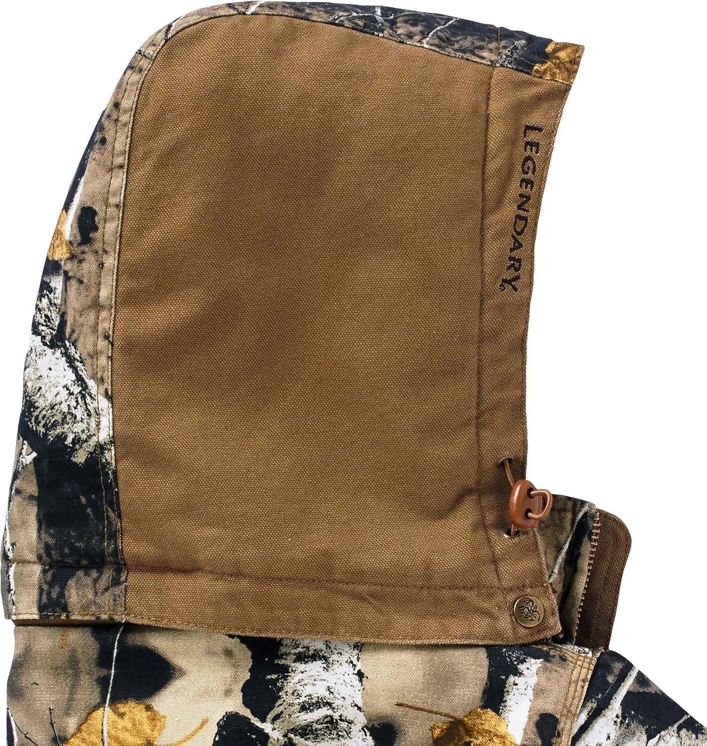 imageLegendary Whitetails Mens Winter Coat Quilted Canvas Workwear Jacket Water Repellent InsulatedBarley