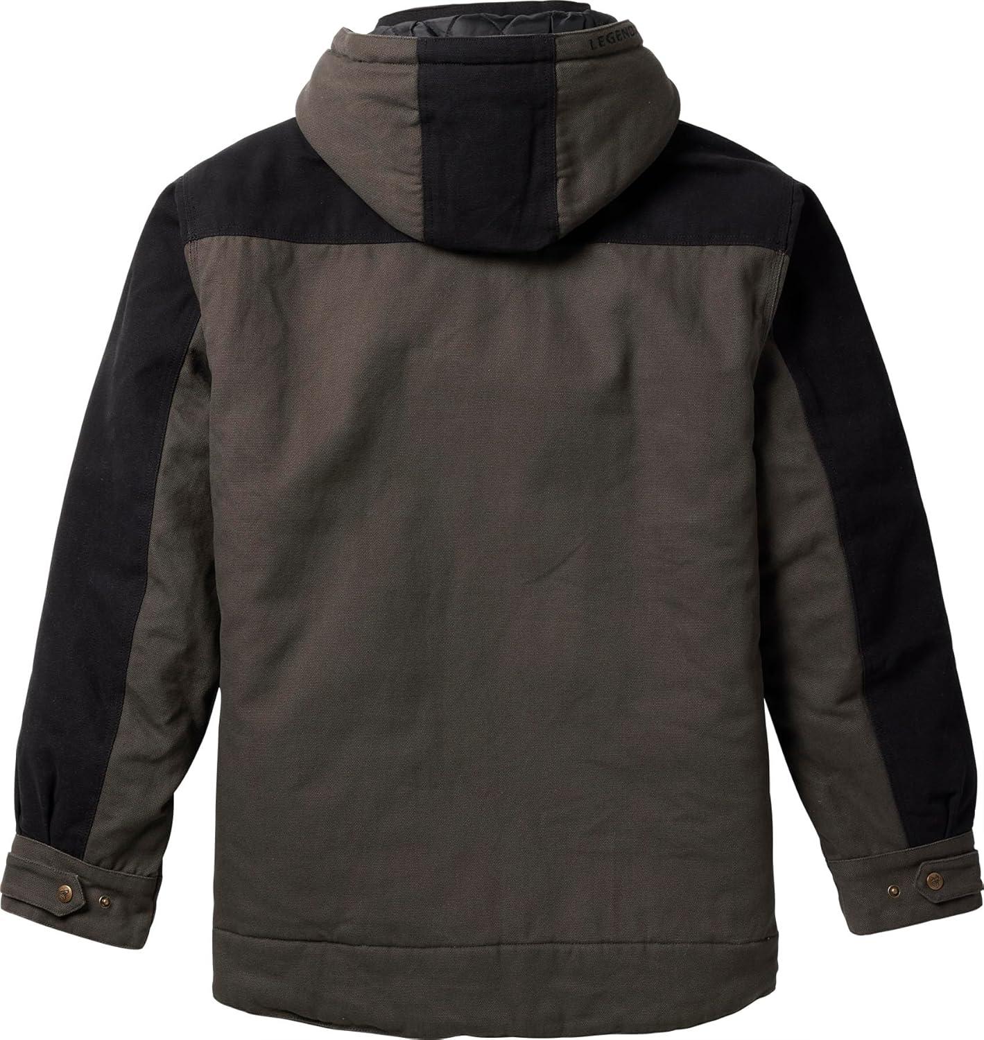 imageLegendary Whitetails Mens Winter Coat Quilted Canvas Workwear Jacket Water Repellent InsulatedTarmac