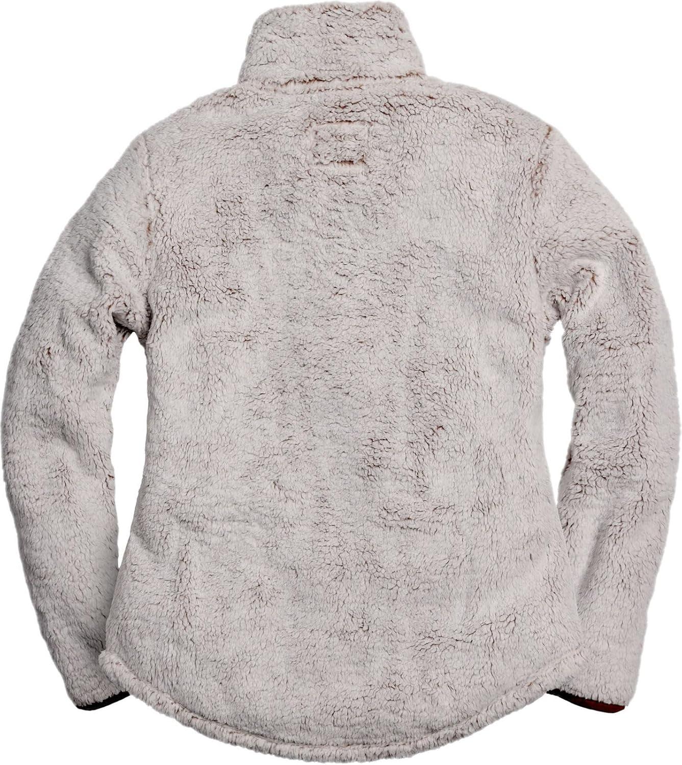 imageLegendary Whitetails Womens Fuzzy Hide Fleece Pullover 14 ZipFrosted Chestnut
