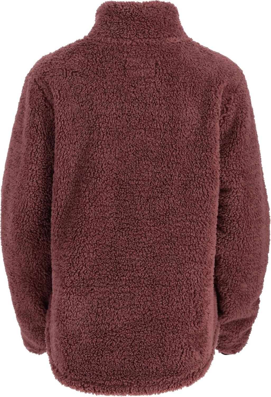 imageLegendary Whitetails Womens Fuzzy Hide Fleece Pullover 14 ZipRose Brown