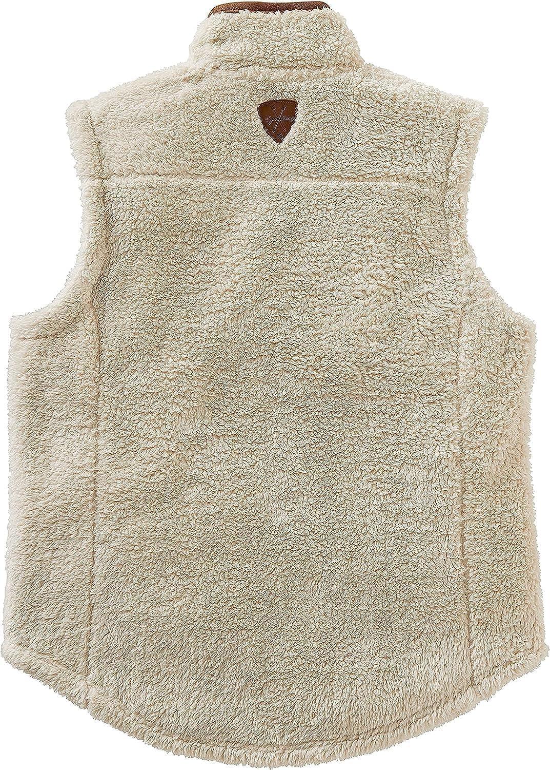 imageLegendary Whitetails Womens Fuzzy Hide Fleece VestCream