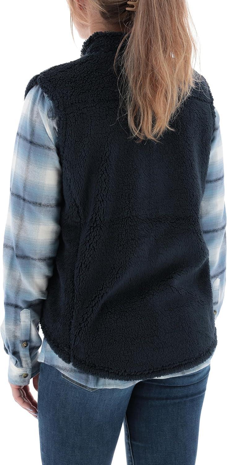 imageLegendary Whitetails Womens Fuzzy Hide Fleece VestNavy