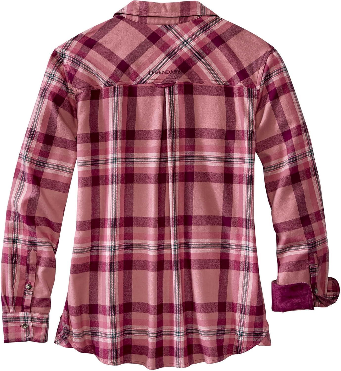 imageLegendary Whitetails Womens Legendary Comfort Fit Flannel ShirtFrosted Rose Plaid