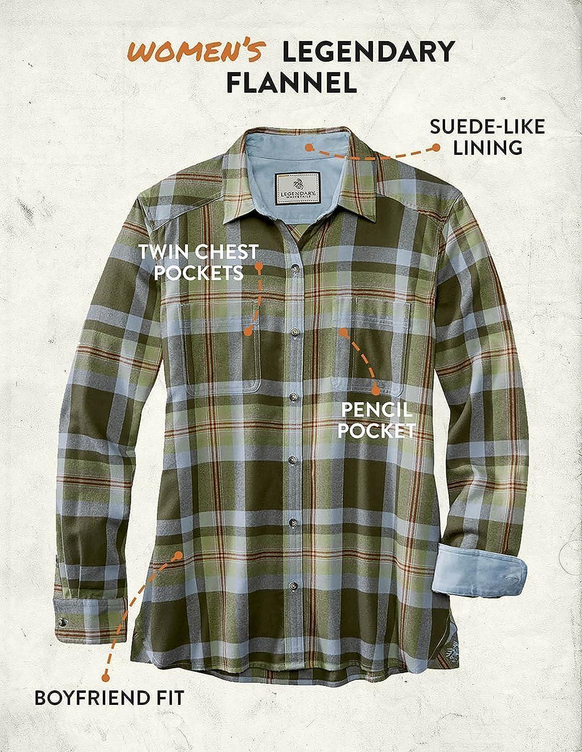 imageLegendary Whitetails Womens Legendary Comfort Fit Flannel ShirtMountain View Plaid