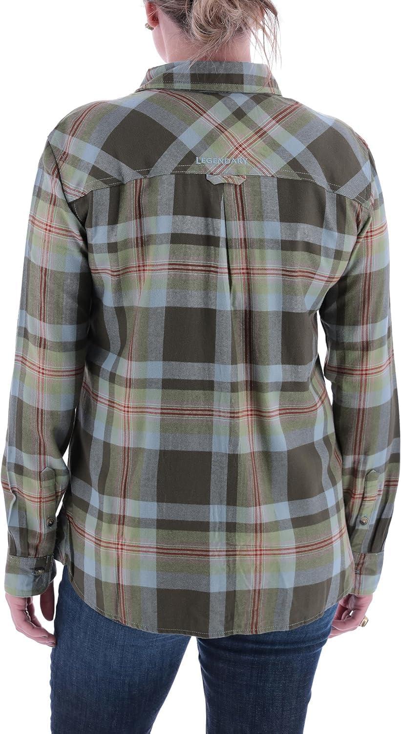imageLegendary Whitetails Womens Legendary Comfort Fit Flannel ShirtMountain View Plaid