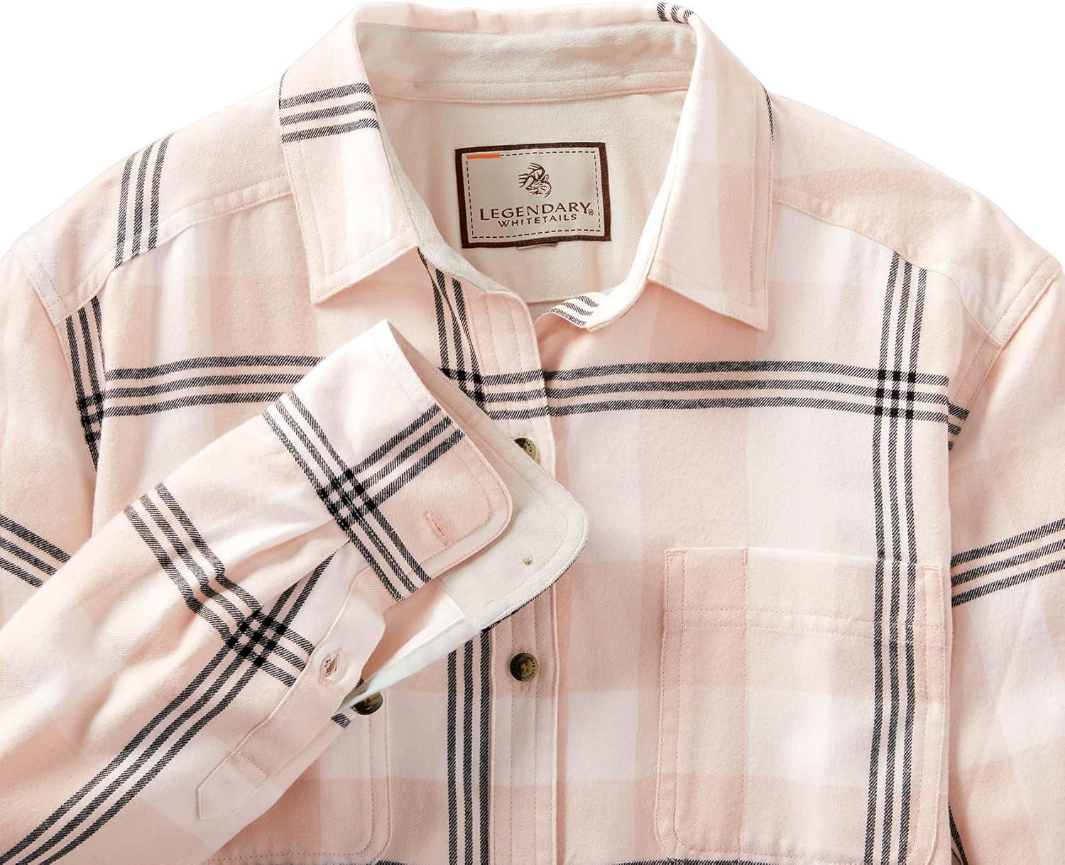 imageLegendary Whitetails Womens Legendary Comfort Fit Flannel ShirtSilver Peony Plaid