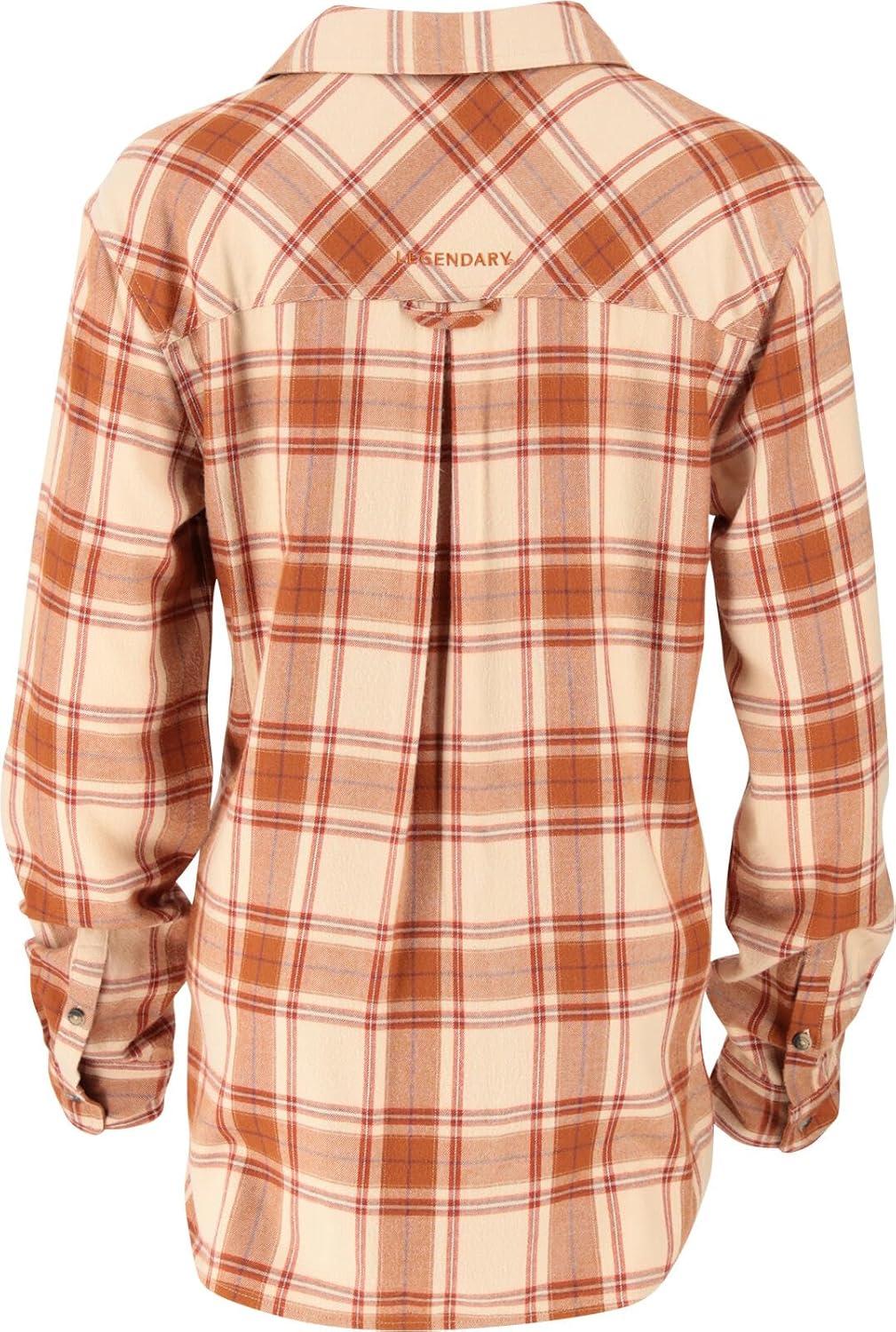 imageLegendary Whitetails Womens Legendary Comfort Fit Flannel ShirtVintage Cottage Spice Plaid