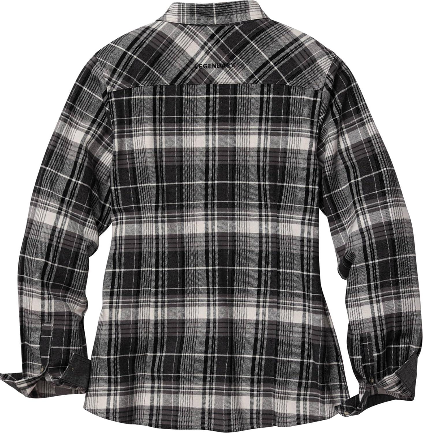 imageLegendary Whitetails Womens Long Sleeve Plaid Flannel Button Up Shirt 100 CottonConstellation Plaid