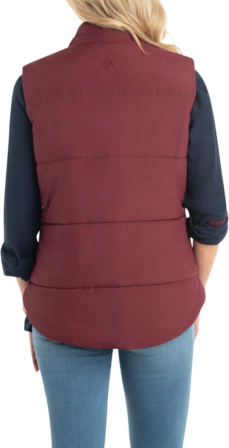 imageLegendary Whitetails Womens Quilted Toggle Puffer VestRusty Maroon
