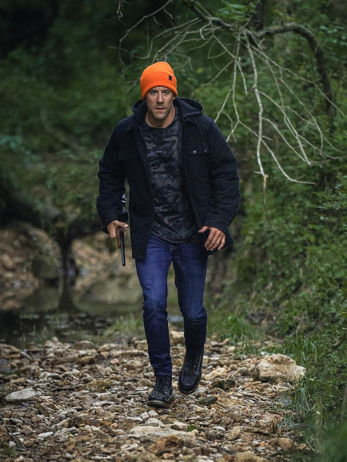 imageLegendary Whitetails mens Concealed Carry Maplewood Hooded Shirt JacketBlack Heather