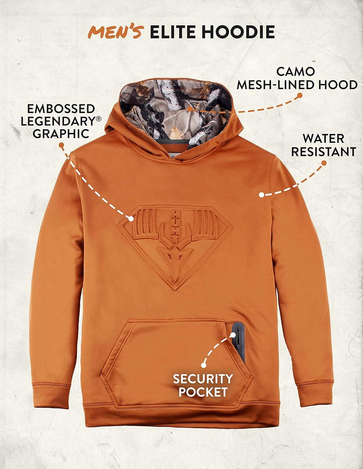 imageLegendary Whitetails mens Elite HoodieTexas Orange