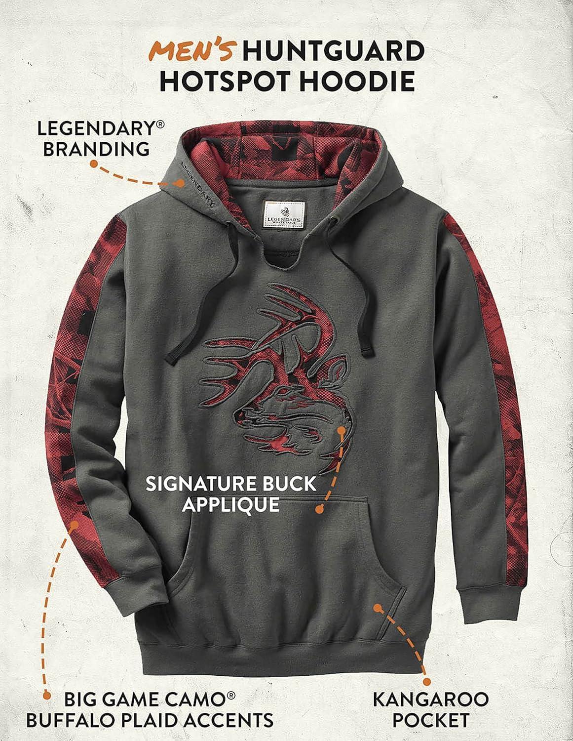 imageLegendary Whitetails mens HoodieCharcoal