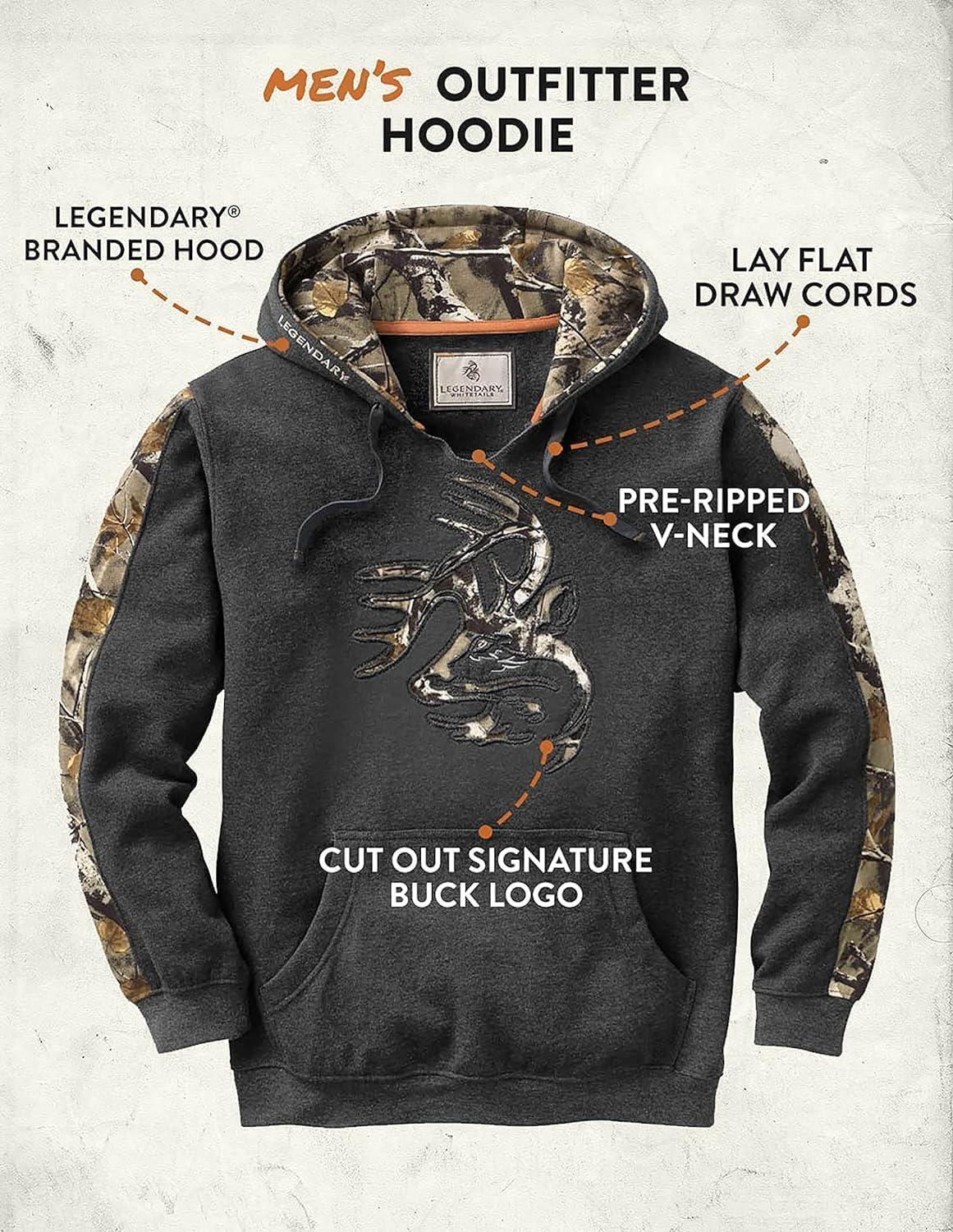 imageLegendary Whitetails mens HoodieCharcoal Heather