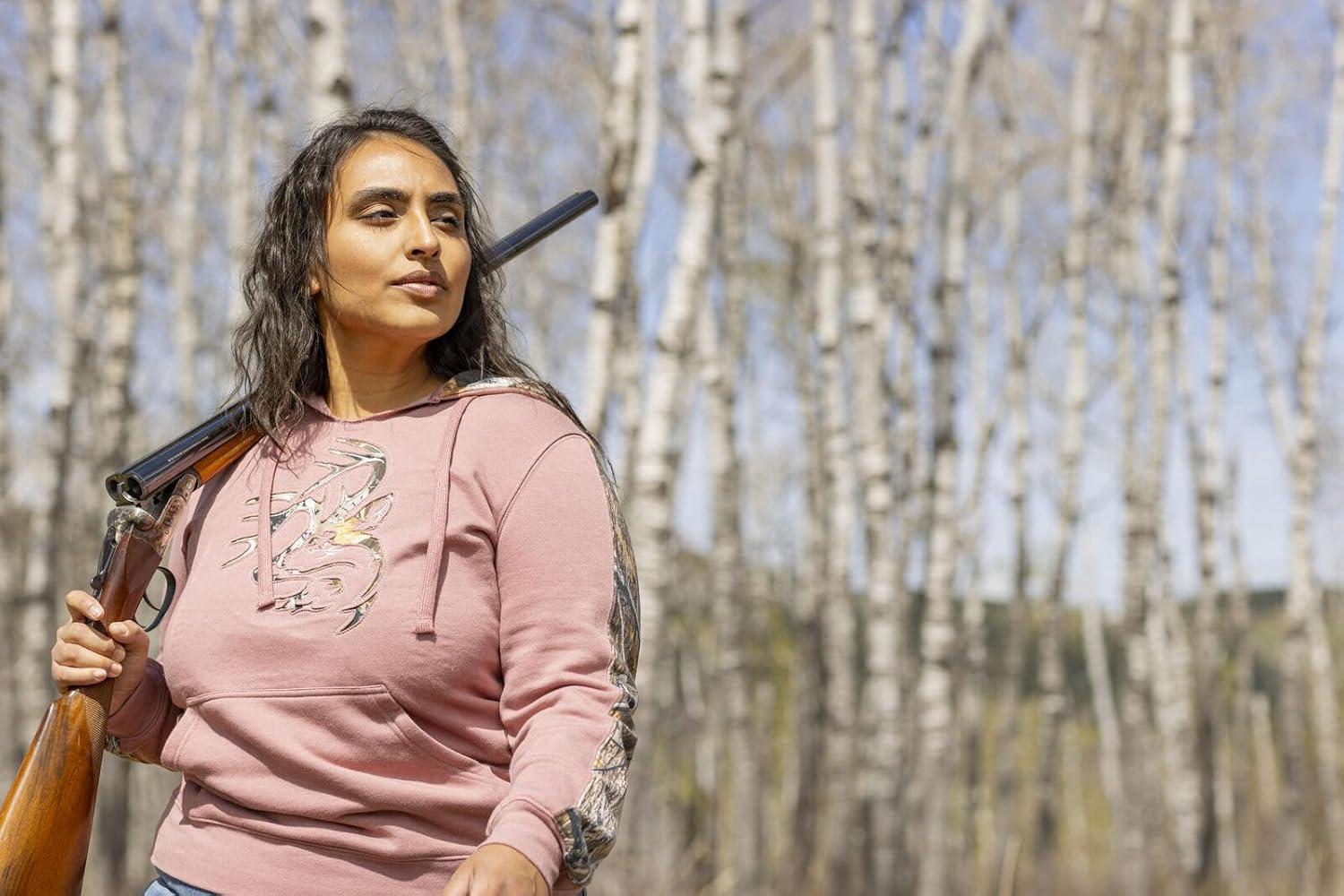 imageLegendary Whitetails womens Camo Outfitter HoodieAsh Rose Heather