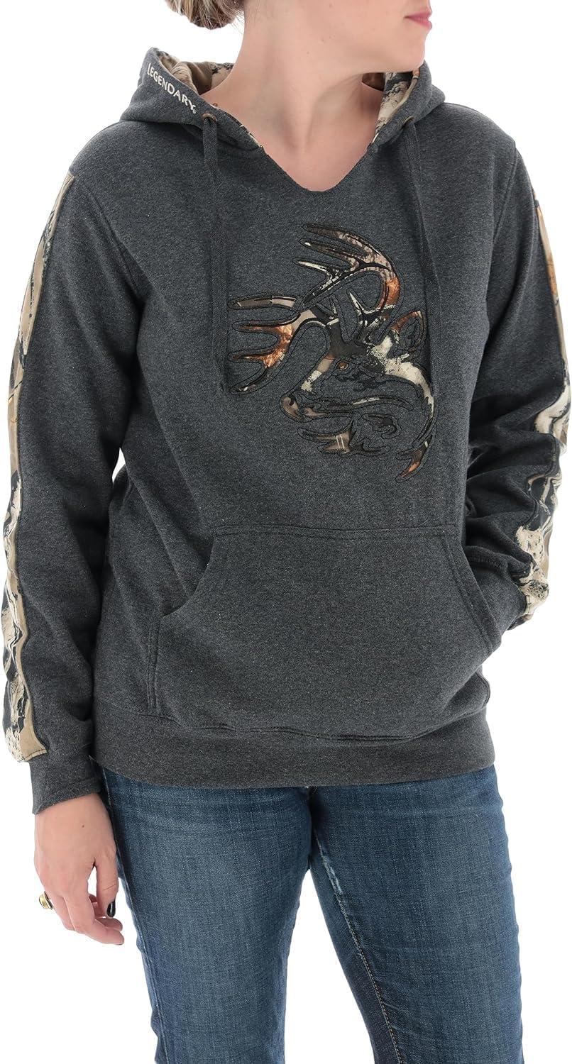 imageLegendary Whitetails womens Camo Outfitter HoodieCharcoal Heather