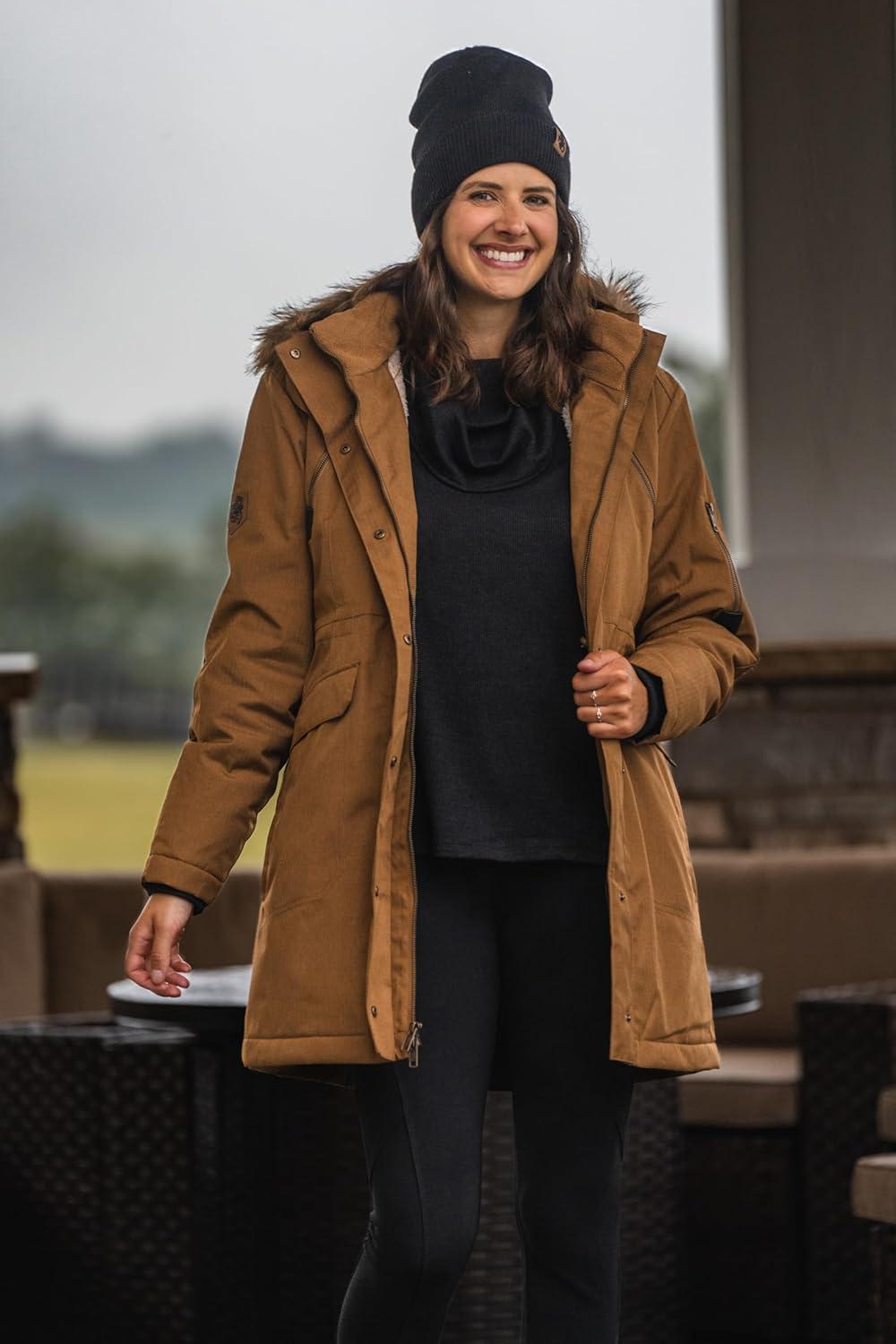 imageLegendary Whitetails womens Water Resistant Anchorage Parka Winter Coat With Removable HoodBarley