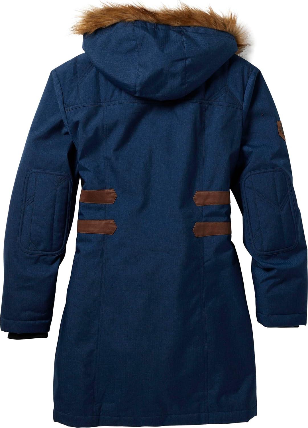 imageLegendary Whitetails womens Water Resistant Anchorage Parka Winter Coat With Removable HoodCrater Lake Blue