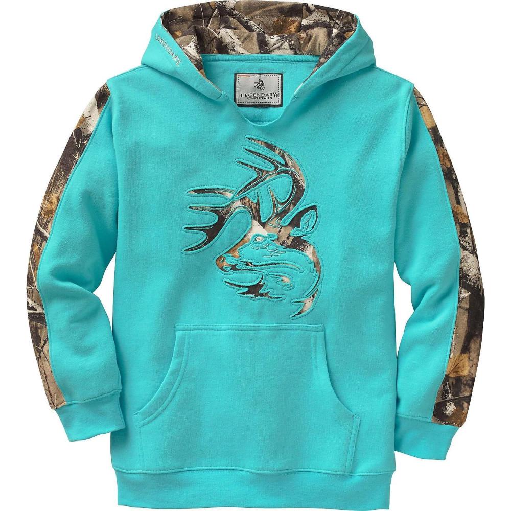 imageLegendary Whitetails Kids Pullover Hoodie Camo Sweatshirt Comfy VNeck DesignGlacier