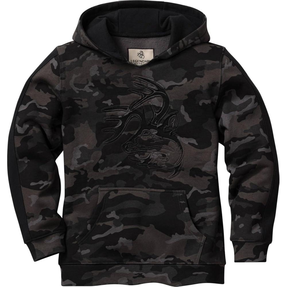imageLegendary Whitetails Kids Pullover Hoodie Camo Sweatshirt Comfy VNeck DesignNocturnal Camo