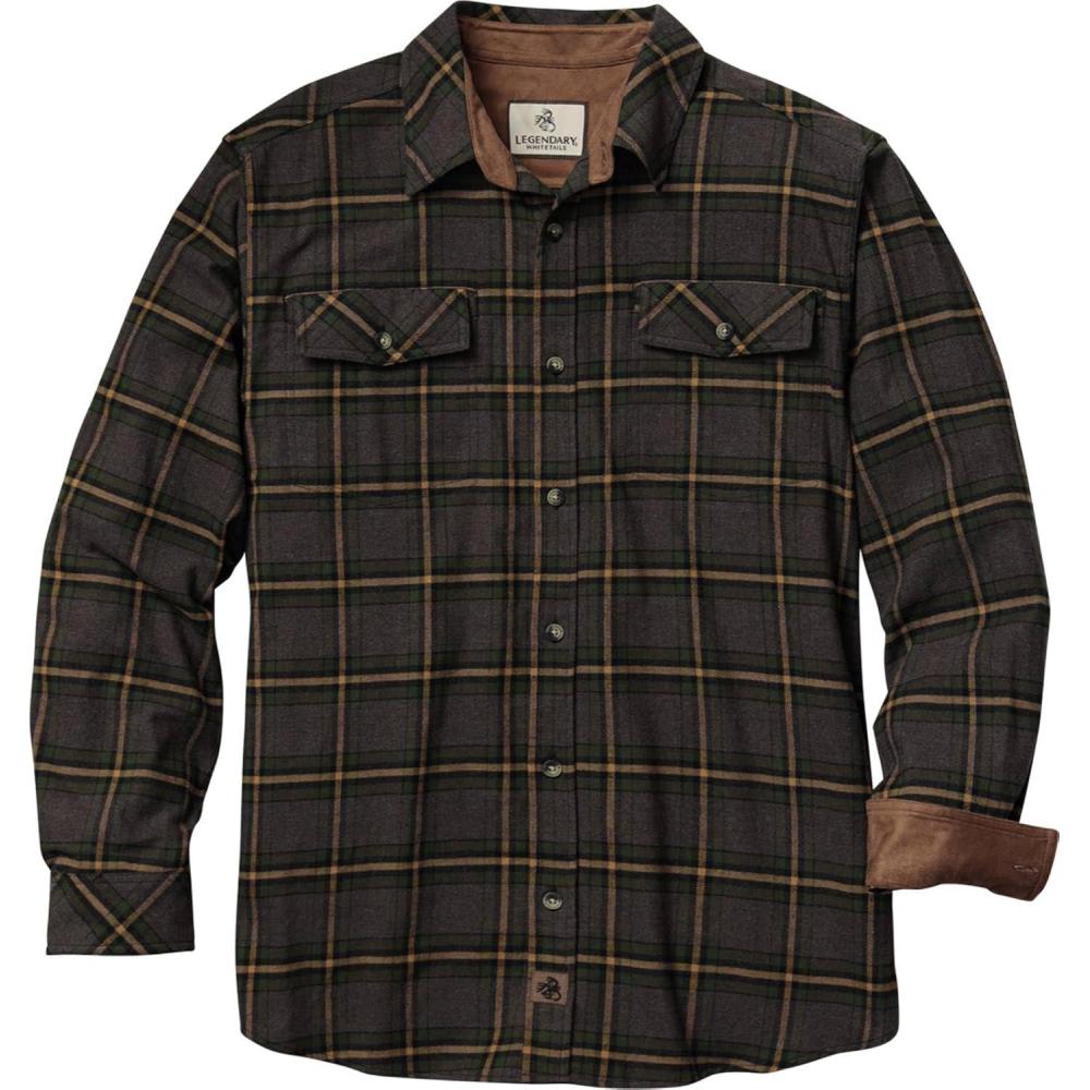 imageLegendary Whitetails Mens Flannel Shirt Long Sleeve Button Down Relaxed FitSeed to Harvest Plaid
