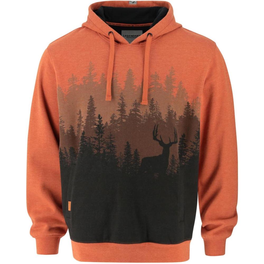 imageLegendary Whitetails Mens Horizon Hoodie SweatshirtRustic Mestique Heather