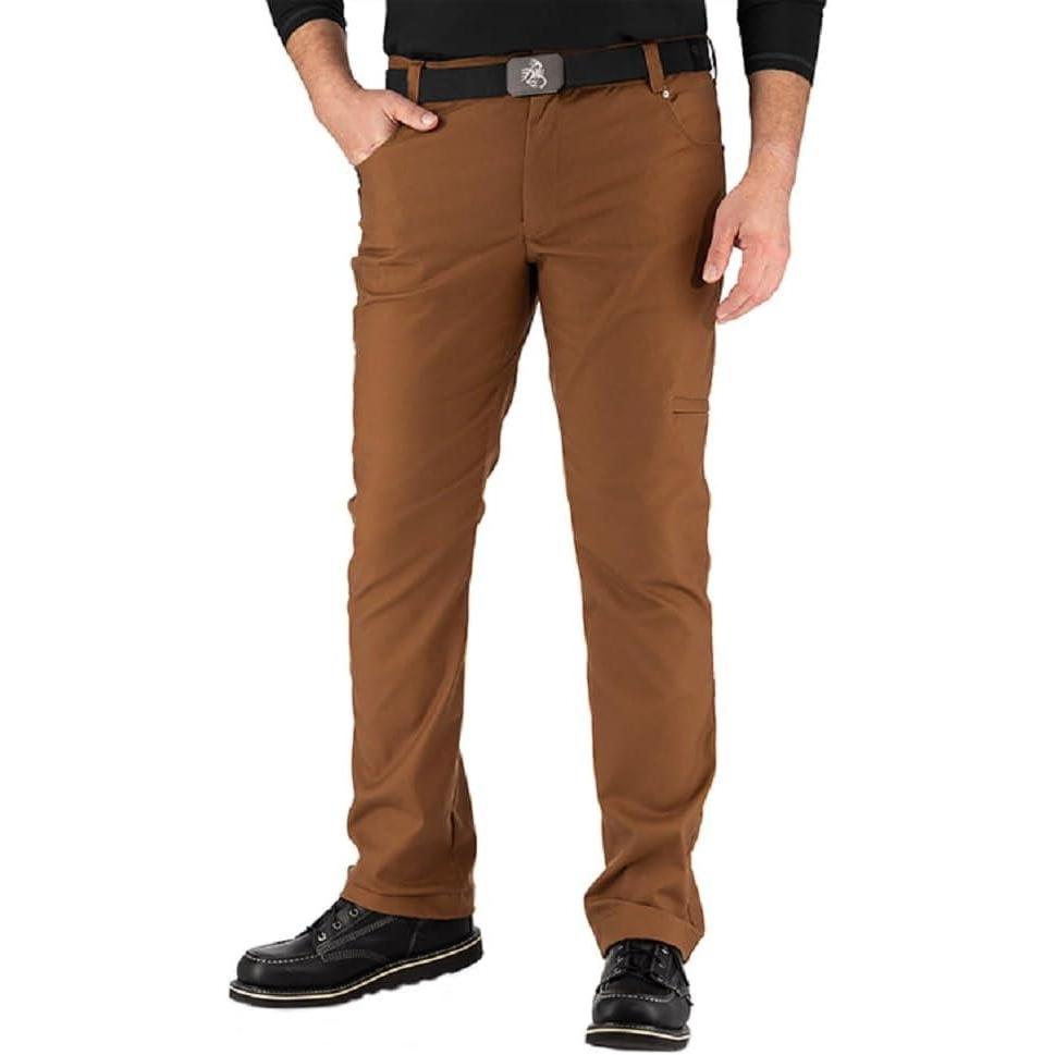 imageLegendary Whitetails Mens Stretch Woven Canvas Straight Leg PantChestnut