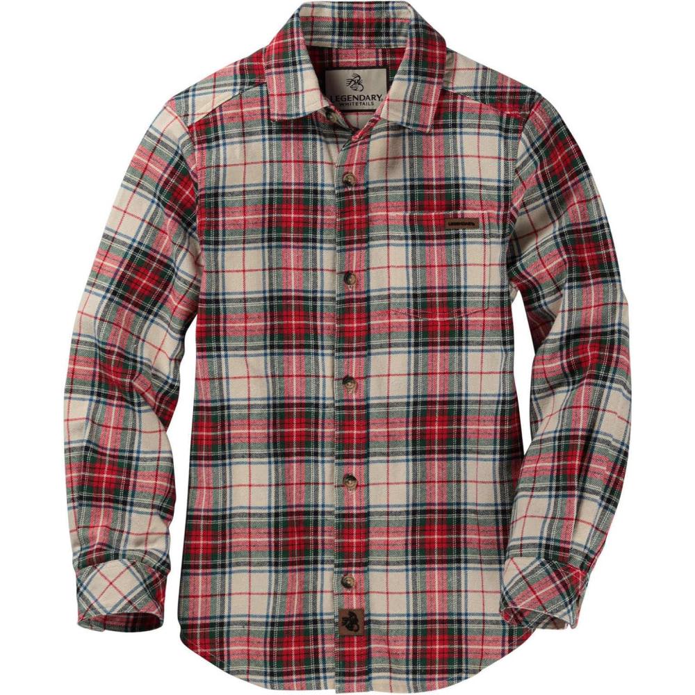 imageLegendary Whitetails Unisex Kids Lumberjack Flannel Long Sleeve Button Down ShirtAlpine Celebration Plaid